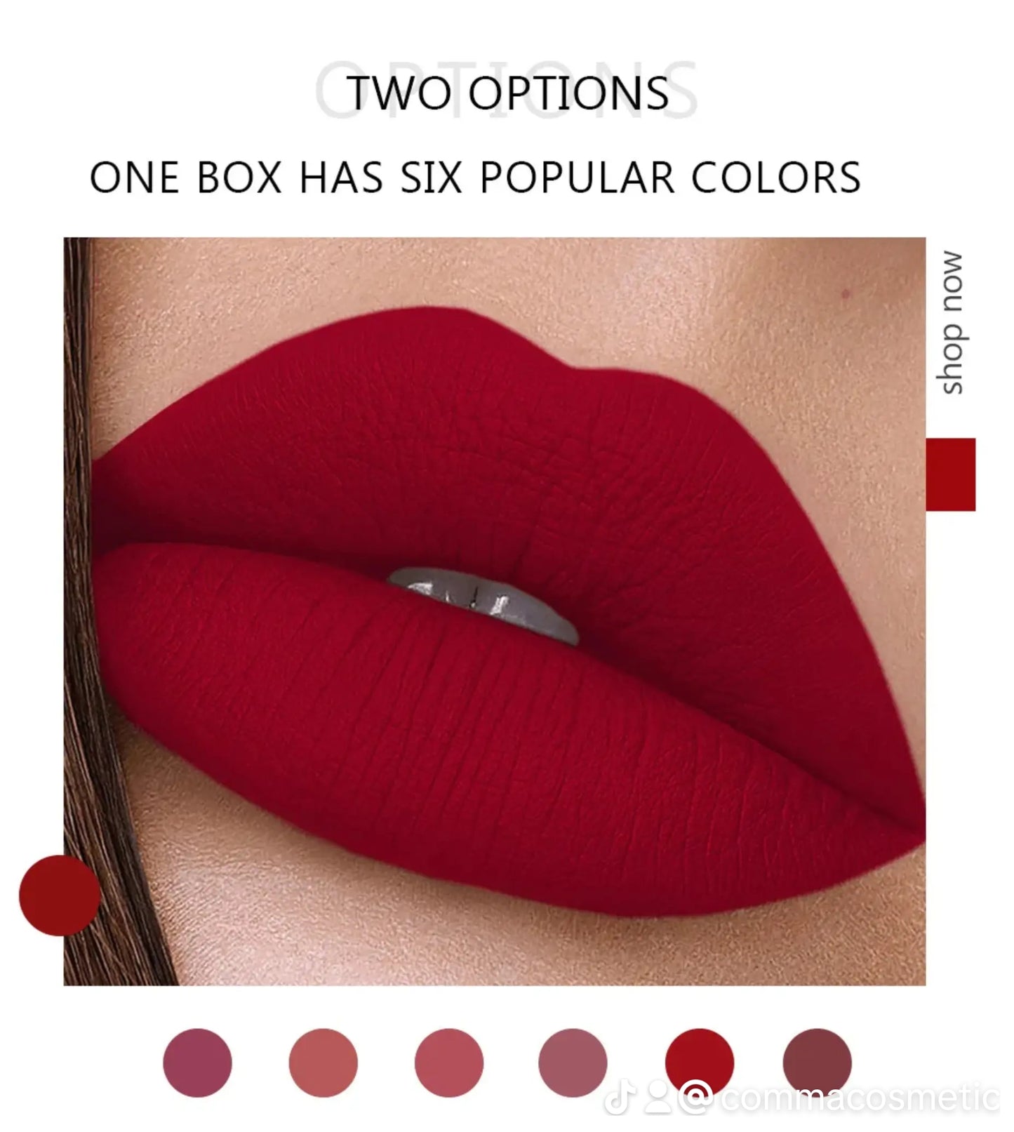 Limited edition The set includes 6 lipsticks in different sheds to  match every look